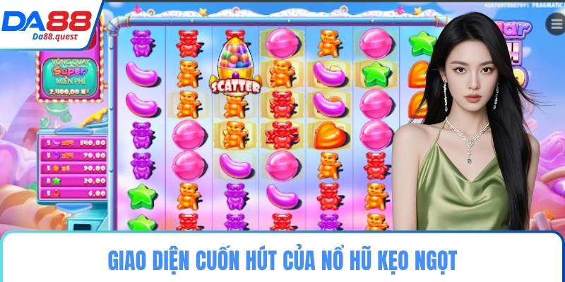 Giao diện cuốn hút của nổ hũ kẹo ngọt