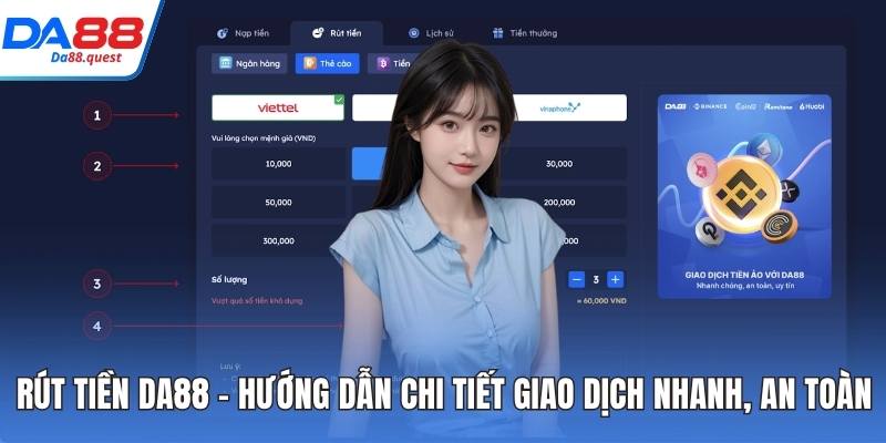 Rút tiền DA88